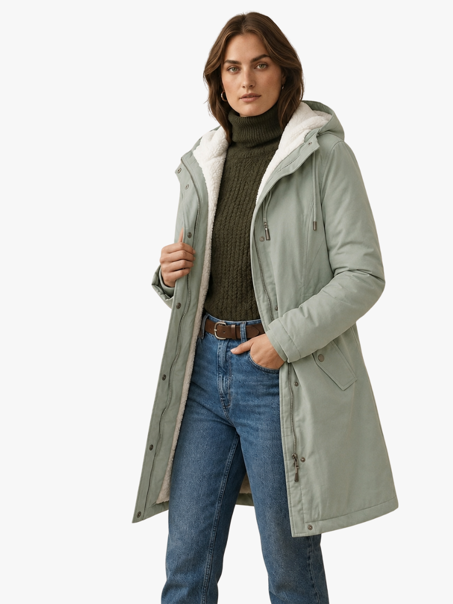 WINTERPARKA MET FLEECEVOERING VOOR VROUWEN
