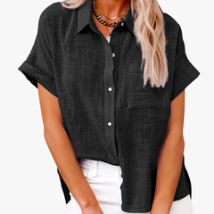 BLOUSE VAN LINNEN VOOR VROUWEN