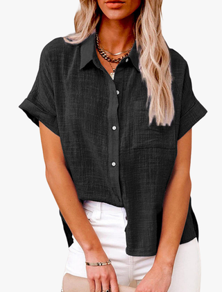 BLOUSE VAN LINNEN VOOR VROUWEN