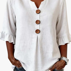 ROMANTISCHE BLOUSE MET RUFFLES VOOR VROUWEN