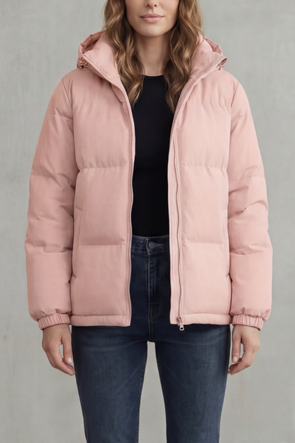 Women's Quilted Hooded Puffer Jacket for Ultimate Warmth – Wren