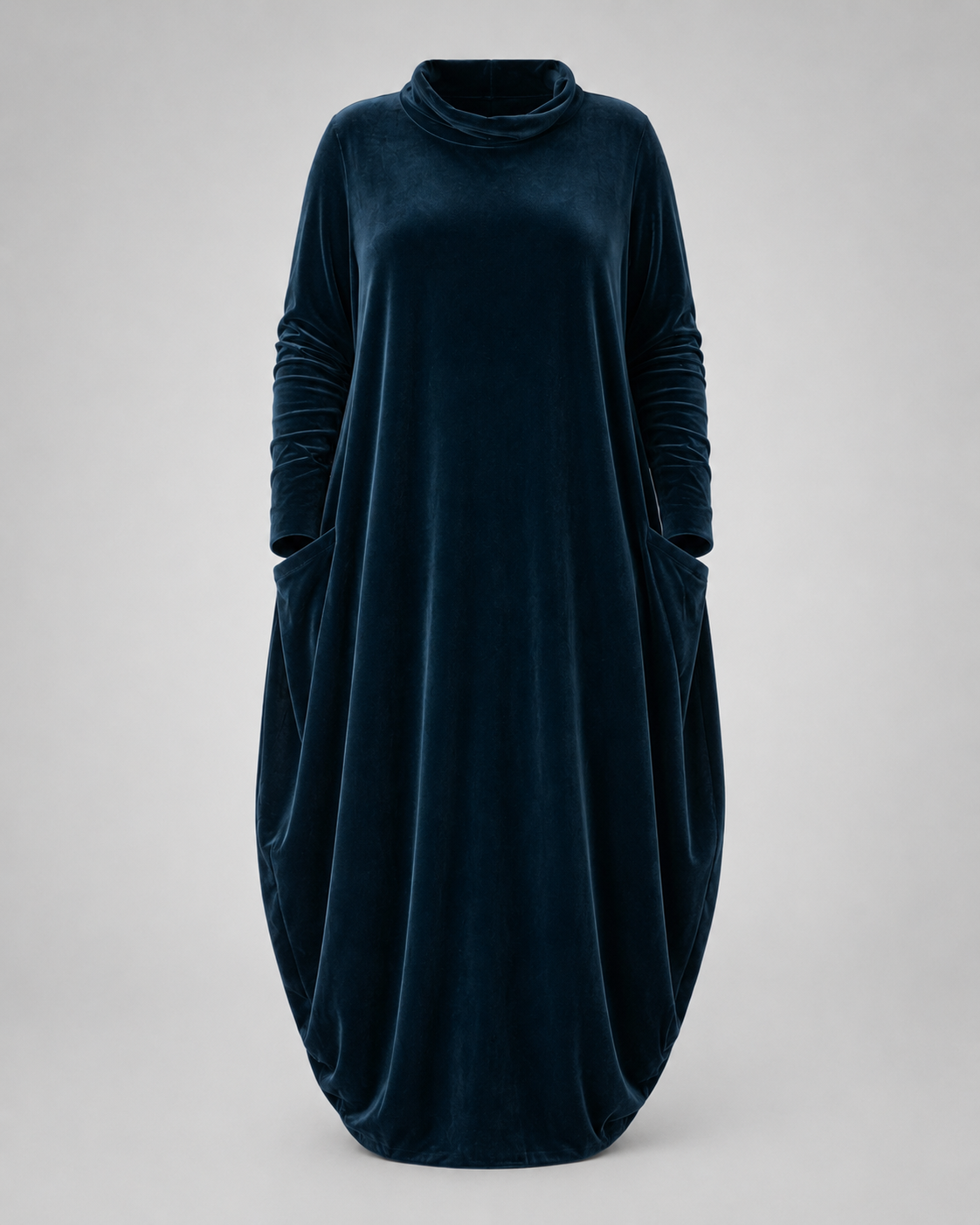 MAXI JURK VAN FLUEEL VOOR VROUWEN