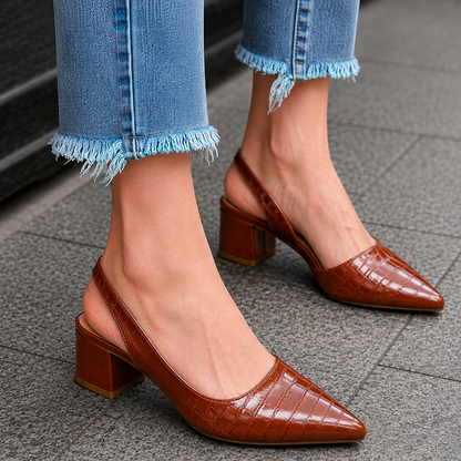 Women's Orthopedic Comfort Heels with Arch Support