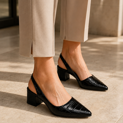 Women's Orthopedic Comfort Heels with Arch Support