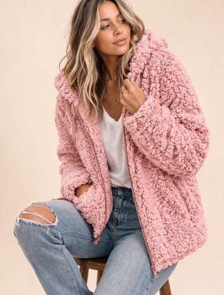 Emily | Kuscheliger Wintermantel für Damen