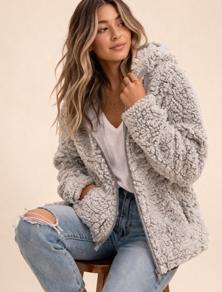 Emily | Kuscheliger Wintermantel für Damen