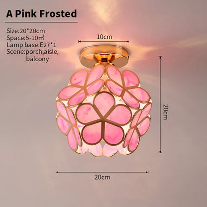 GlowBlossom Crystal Petal Ceiling Light | LED Flower Chandelier