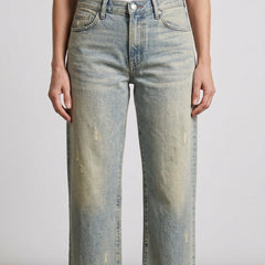 AILÍS | RETRO CROPPED STRAIGHT JEANS