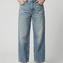AILÍS | RETRO CROPPED STRAIGHT JEANS
