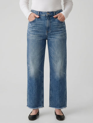 AILÍS | RETRO CROPPED STRAIGHT JEANS