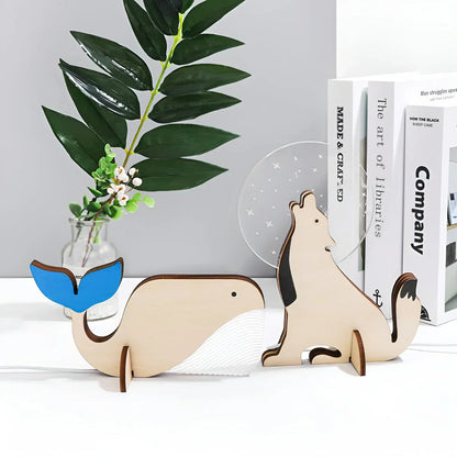 LumiZoo | Wooden Animal Night Lamp
