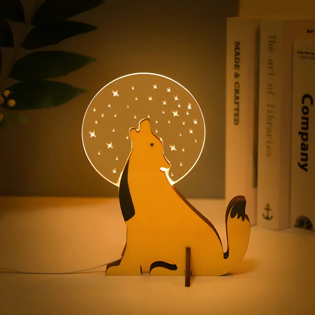 LumiZoo | Wooden Animal Night Lamp