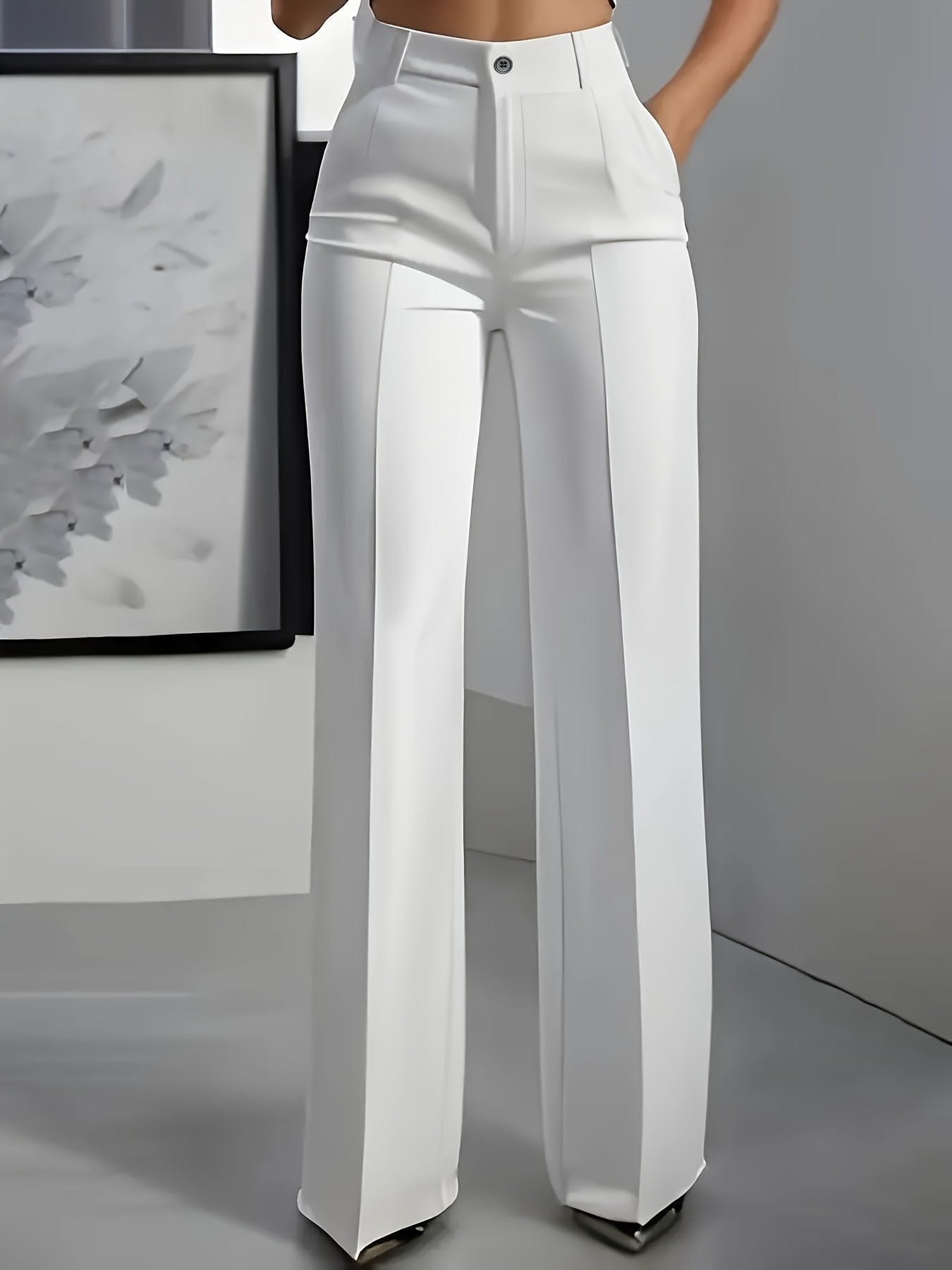 Donna | Weite High-Waist-Hose Für Damen