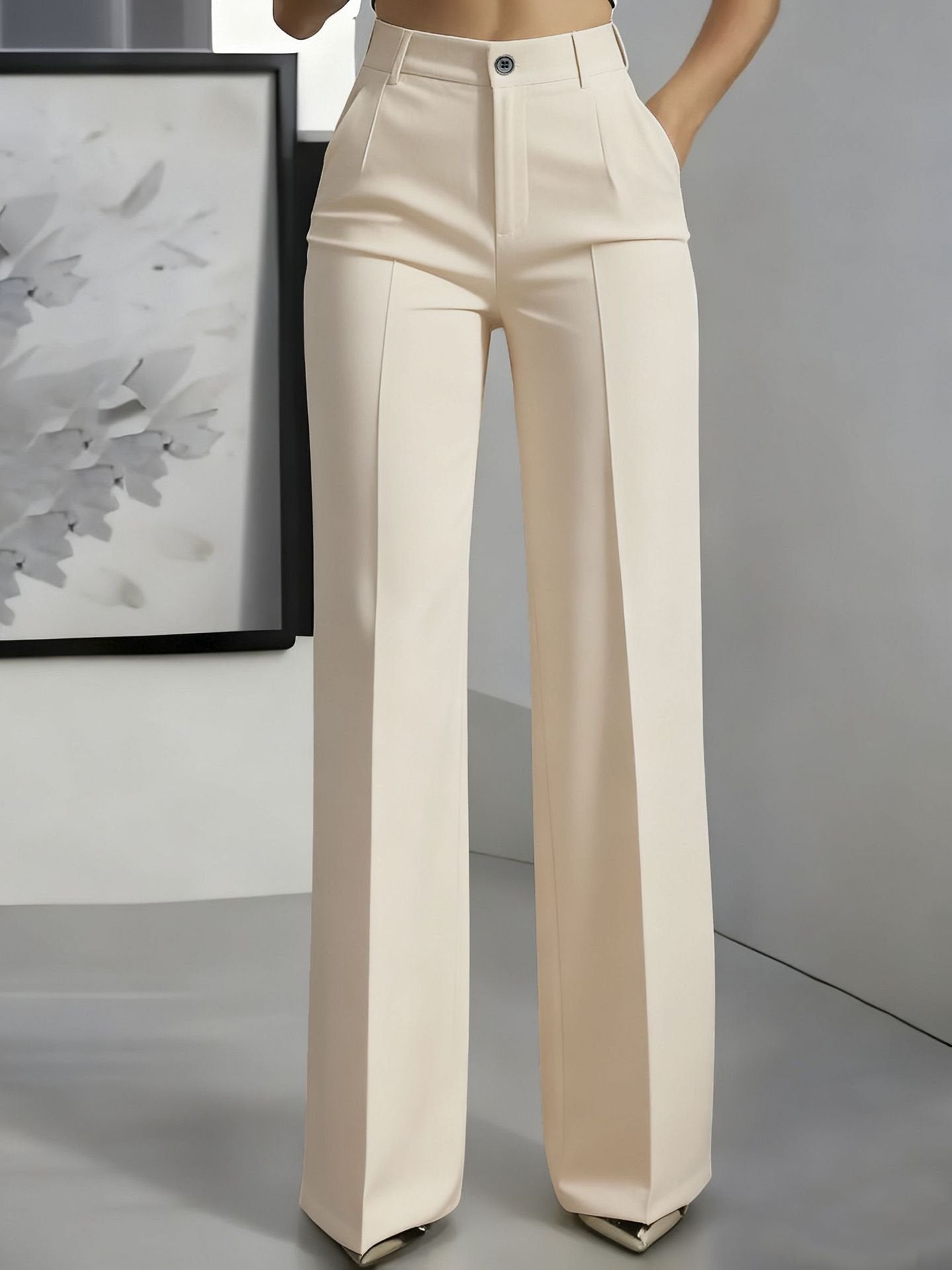 Donna | Weite High-Waist-Hose Für Damen
