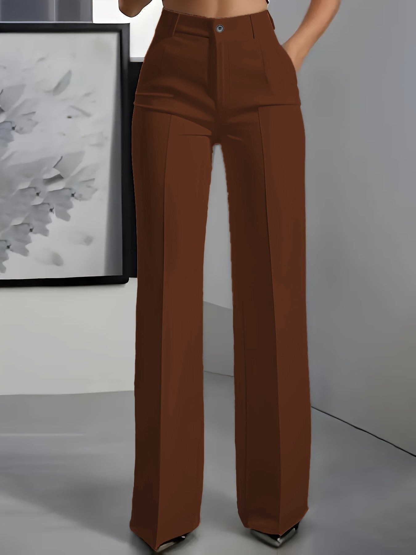 Donna | Weite High-Waist-Hose Für Damen