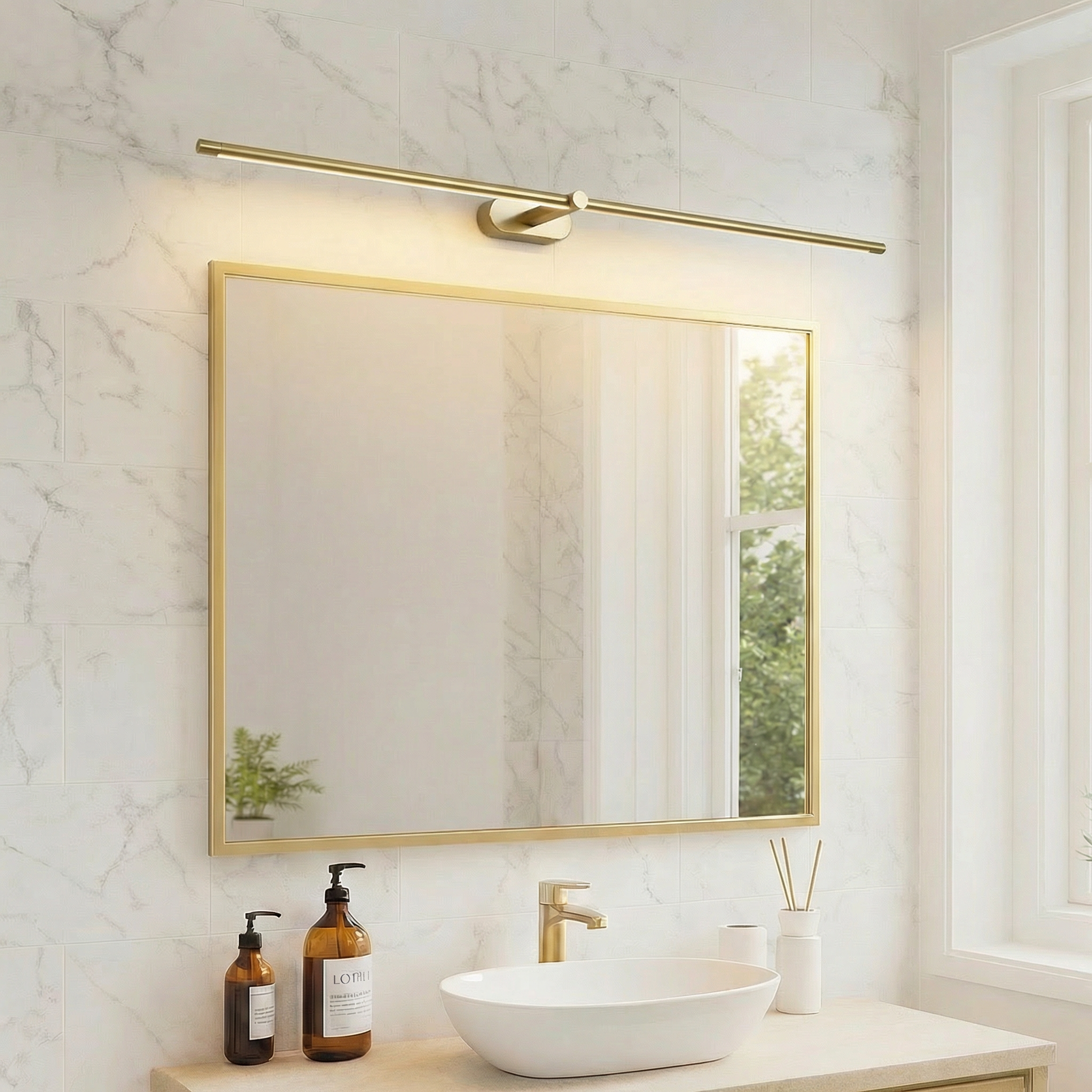 Lumière Murale de Salle de Bain – Design Linéaire LED