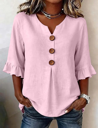 ROMANTISCHE BLOUSE MET RUFFLES VOOR VROUWEN