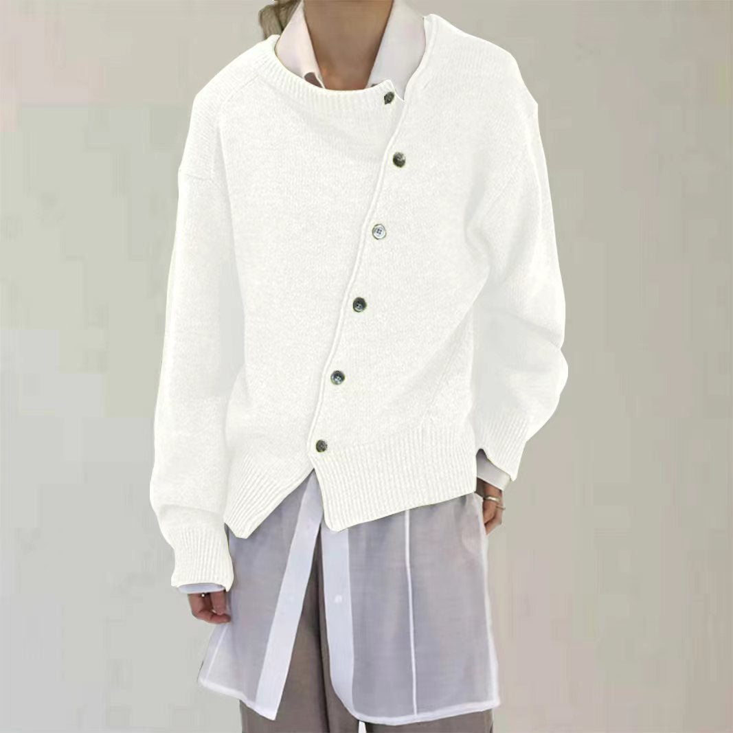 Alecia | Klassische Strickjacke mit Knöpfen