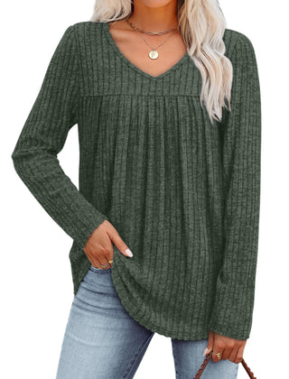 Rebecca | Klassische Plissee-Bluse