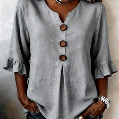 ROMANTISCHE BLOUSE MET RUFFLES VOOR VROUWEN