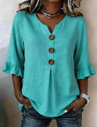 ROMANTISCHE BLOUSE MET RUFFLES VOOR VROUWEN