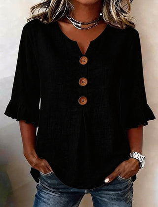 ROMANTISCHE BLOUSE MET RUFFLES VOOR VROUWEN