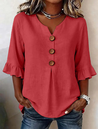 ROMANTISCHE BLOUSE MET RUFFLES VOOR VROUWEN