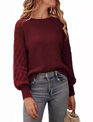 Lilie | Klassischer Grobstrickpullover