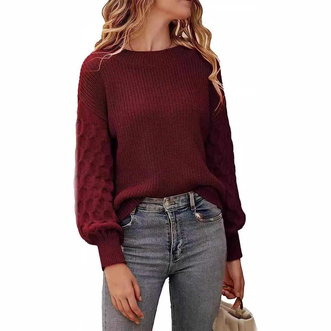 Lilie | Klassischer Grobstrickpullover
