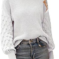 Lilie | Klassischer Grobstrickpullover