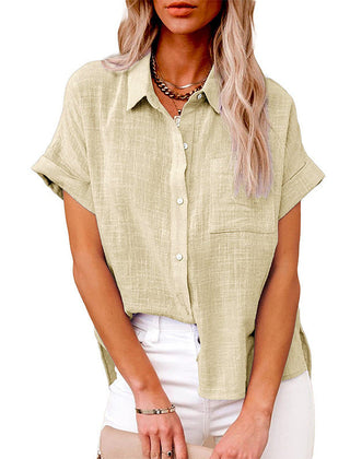 BLOUSE VAN LINNEN VOOR VROUWEN