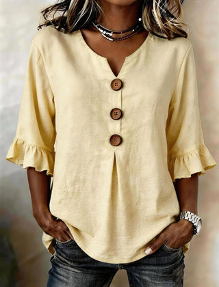 ROMANTISCHE BLOUSE MET RUFFLES VOOR VROUWEN