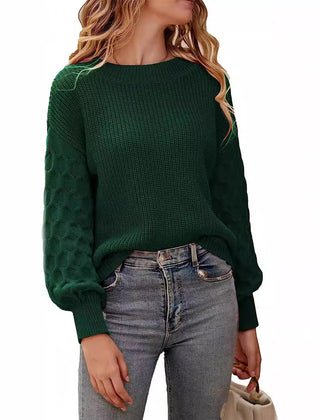Lilie | Klassischer Grobstrickpullover