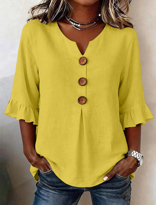 ROMANTISCHE BLOUSE MET RUFFLES VOOR VROUWEN