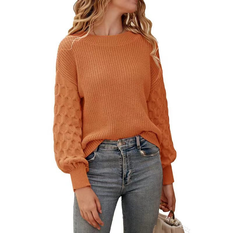 Lilie | Klassischer Grobstrickpullover