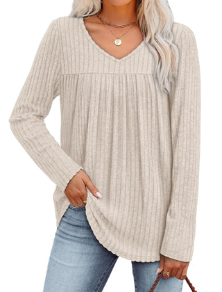 Rebecca | Klassische Plissee-Bluse