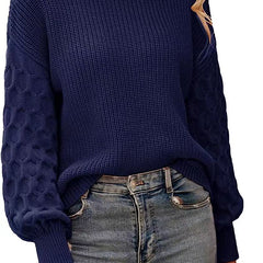 Lilie | Klassischer Grobstrickpullover