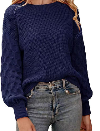 Lilie | Klassischer Grobstrickpullover