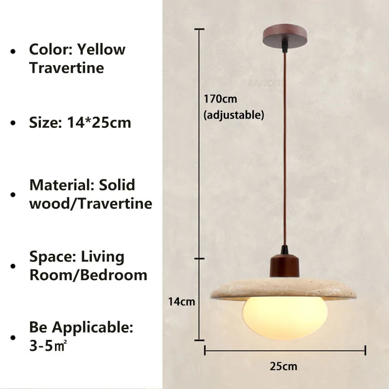 WabiSculpt Wabi Sabi Pendant Light | Organic LED Hanging Lamp