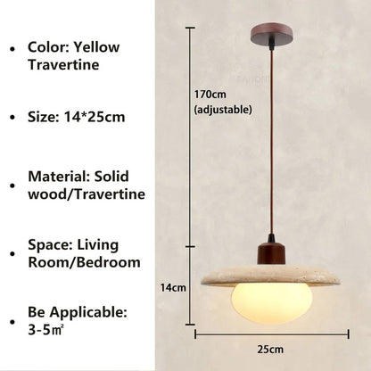 WabiSculpt Wabi Sabi Pendant Light | Organic LED Hanging Lamp