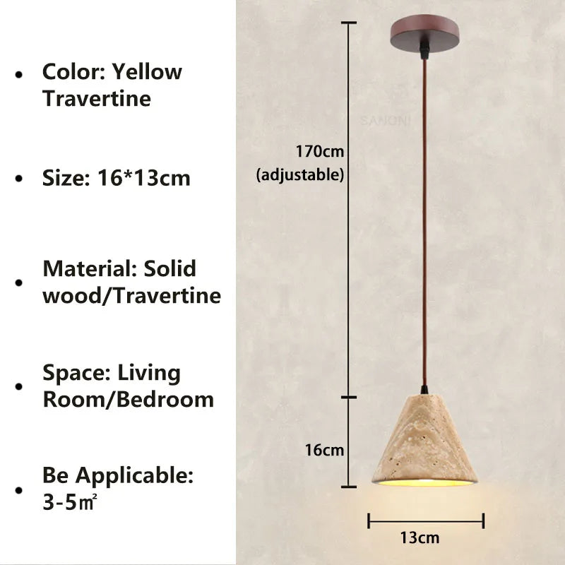 WabiSculpt Wabi Sabi Pendant Light | Organic LED Hanging Lamp