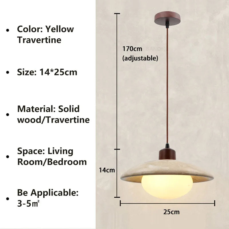 WabiSculpt Wabi Sabi Pendant Light | Organic LED Hanging Lamp