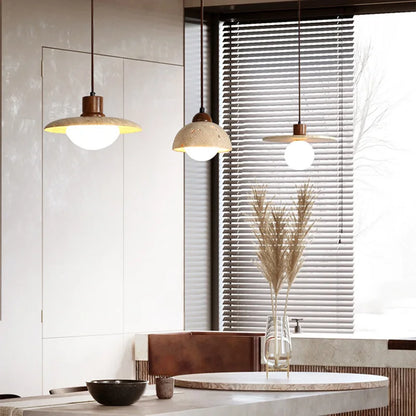 WabiSculpt Wabi Sabi Pendant Light | Organic LED Hanging Lamp
