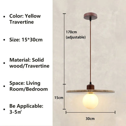 WabiSculpt Wabi Sabi Pendant Light | Organic LED Hanging Lamp