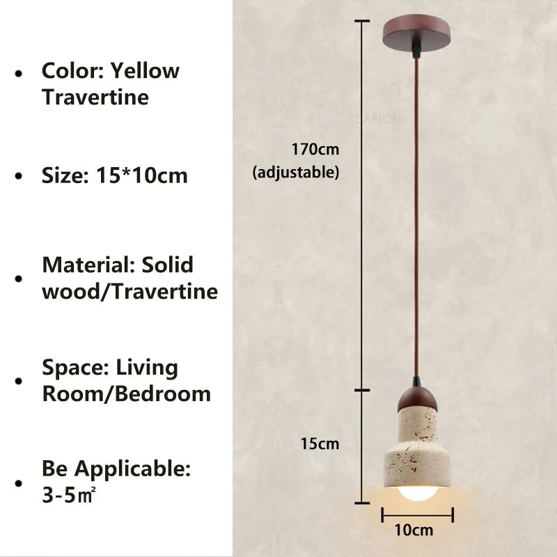 WabiSculpt Wabi Sabi Pendant Light | Organic LED Hanging Lamp