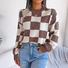 Viera | Gemusterter Kuschelpullover