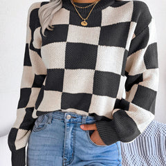 Viera | Gemusterter Kuschelpullover