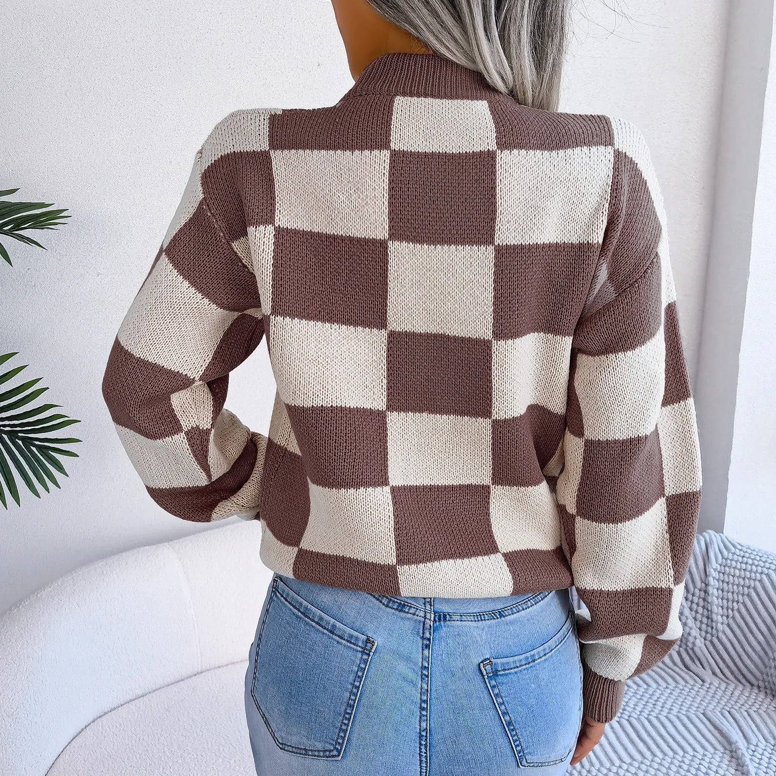 Viera | Gemusterter Kuschelpullover
