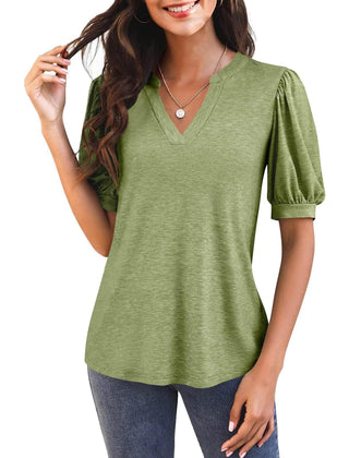 Jenny | Bluse mit Puffärmeln