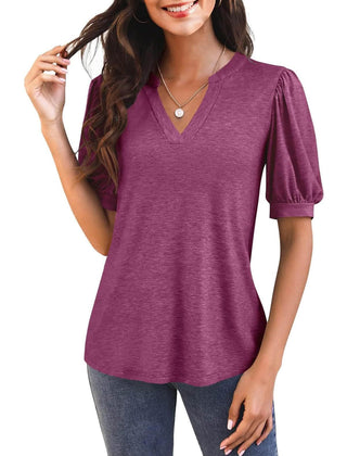 Jenny | Bluse mit Puffärmeln